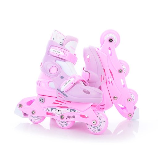 KITTY BABY SKATE set (roller skates, protectors, helmet)