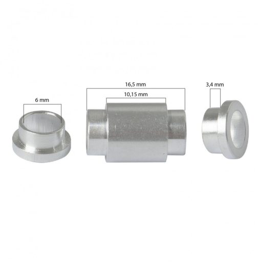 SPACER (10.15/16.5 mm) 8 pcs + spacing washers 16 pcs, inner diameter 6 mm