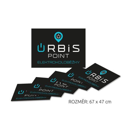Double-sided sticker URBIS