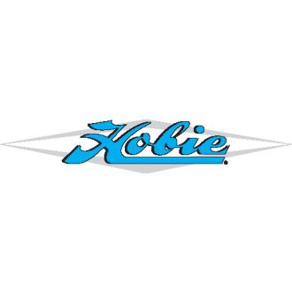 DECAL "HOBIE" DIAMOND-TURQ/SLV