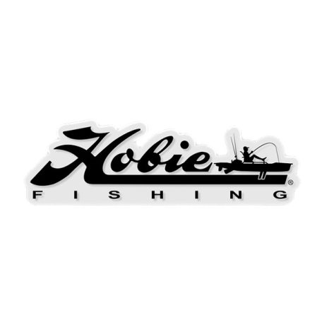 DECAL, 12" HOBIE FISHING BLACK