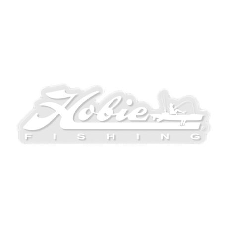 DECAL, 12" HOBIE FISHING WHITE