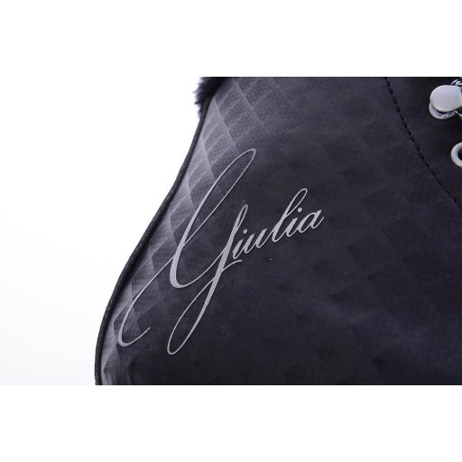 GIULIA BLACK Plus figure női bélelt jégkorcsolya
