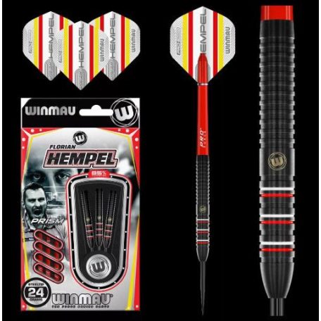 Dart szett Winmau steel Florian Hempel Pro-Series 24g, 85% wolfram