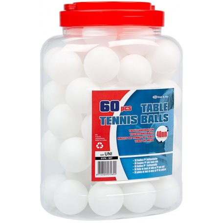 Fehér ping-pong labda, 60 db