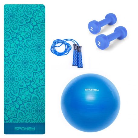 Spokey Blue Fit fitnesz szett