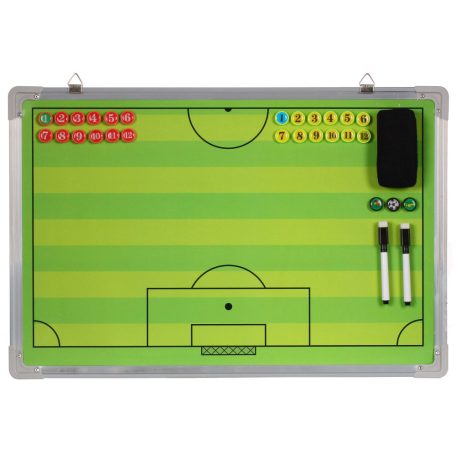 Soccer 45 kétoldalas mágneses taktikai tábla, 60x40 cm