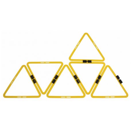 Yellow triangle koordinációs rács szett, 6 db