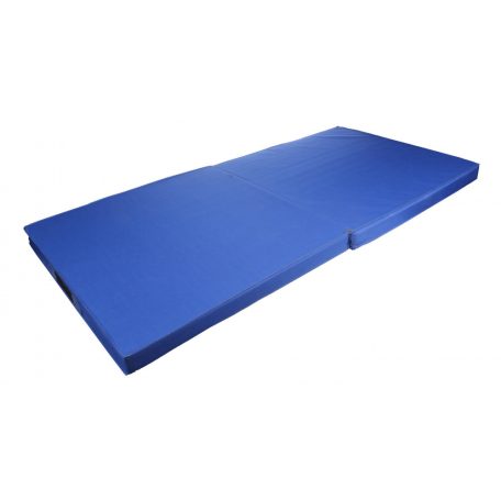 Gymnic Pro Blue 2 részbe hajtható tornaszőnyeg, 118x58x5 cm