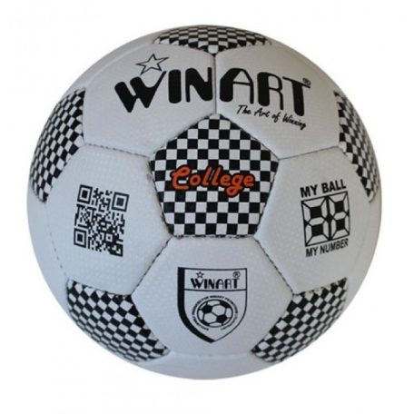 Winart Soccerball College focilabda, fehér-fekete