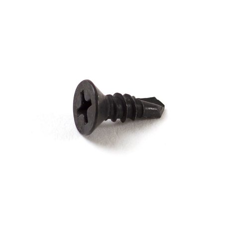 SCREW 8-18x1/2 FLT HD DRL BLK