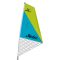 SAIL KIT KAYAK AQUA/CHARTREUSE
