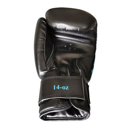 Boxkesztyű Saman, Eco 2.0, bőr, fekete, 14 oz méret