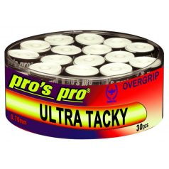 Pro's Pro Ultra Tacky fedőgrip 30 db, fehér