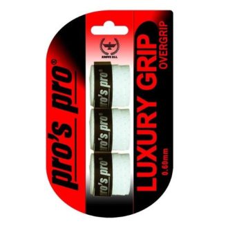 Pro's Pro Luxury Grip fedőgrip, 3 db, fehér