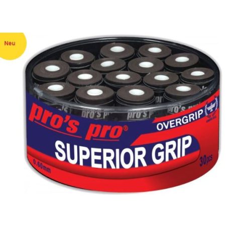 Pro's Pro Superior Grip fedőgrip 30 db, fekete