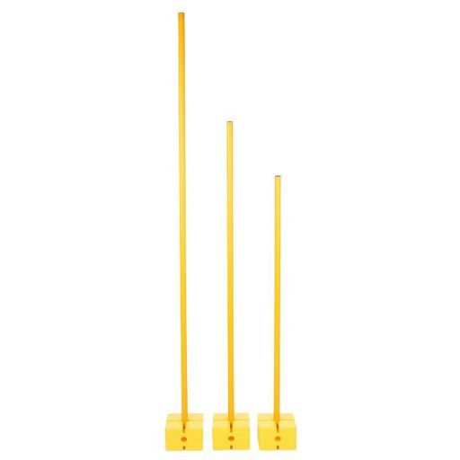 Pole P1 different lengths yellow length 160 cm
