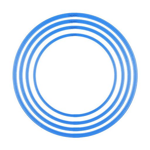 HP gátfutó gyűrű kék átmérőjű 70 cm