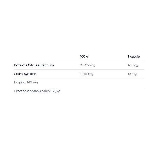 Synephrine csomagolás 60 tabletta