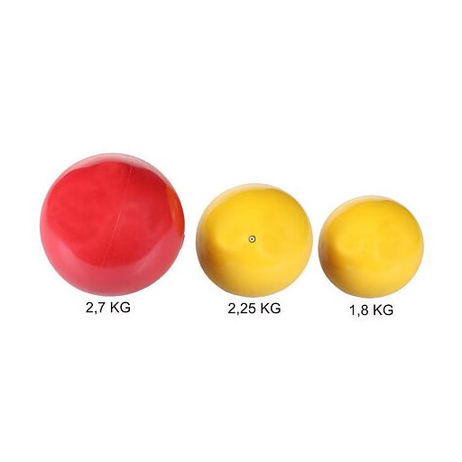 Fitneszlabda, edzőlabda súlya 2,7 kg