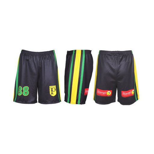 szublimált rövidnadrág, saját tervezésű ruhadarab, 164-es méret