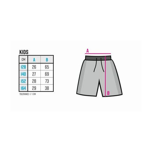 szublimált rövidnadrág, saját tervezésű ruhadarab, 176-os méret