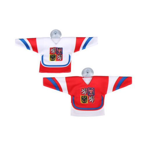 Replika Új CZ jégkorong mini mez fehér változat 15265