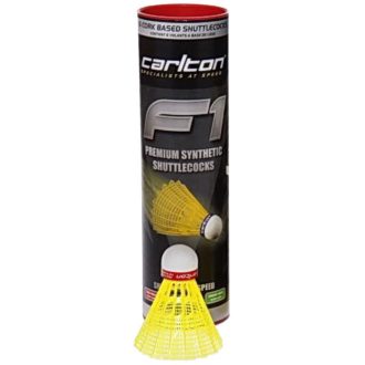 F1 Ti Yellow shuttlecocks red packaging tube 6 pcs