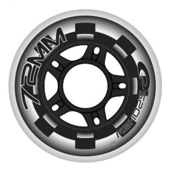   Tartalék görgők görkorcsolyához 74 mm 82A csomagolás bliszterben 4 db