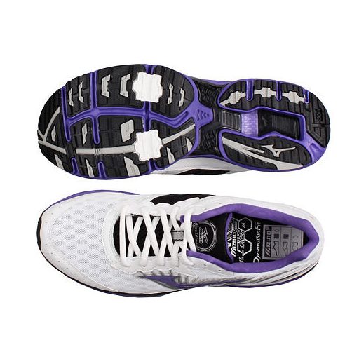 Wave Rider 16 W ladies running shoes white-violet shoe size UK 8,5