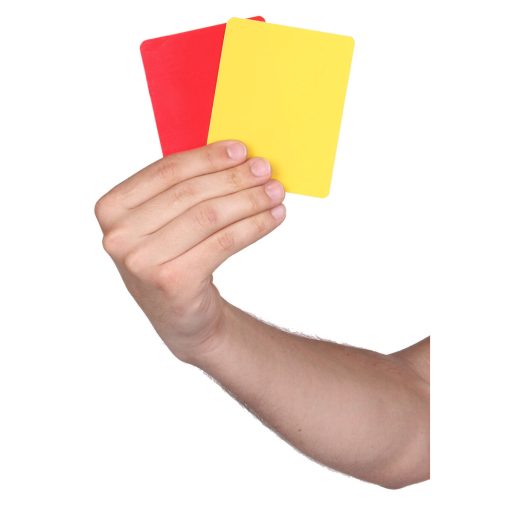 Referee's Cards in a Case  packaging 1 set