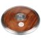 Club wooden discus with Cast-iron Frame weight 2 kg