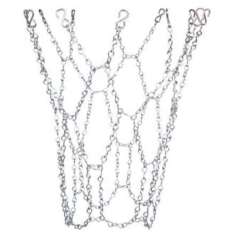   Fém kosárlabdaháló kosárlabdaháló ezüst változat 20195