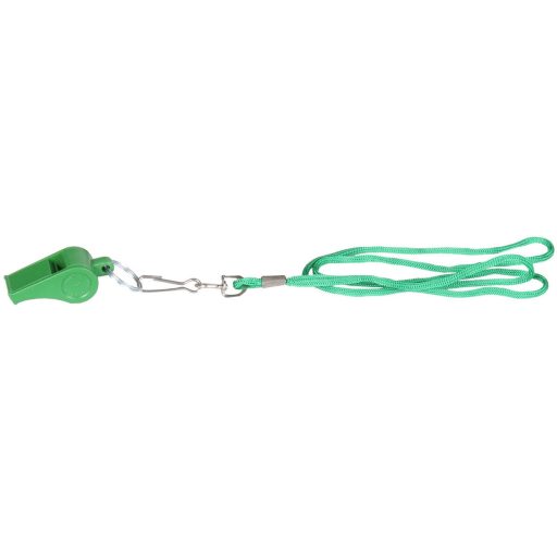 Coloured Plus plastic whistle with cord variant 20246