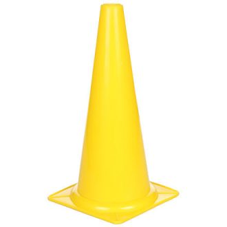 Sport cone yellow height/width 30 cm