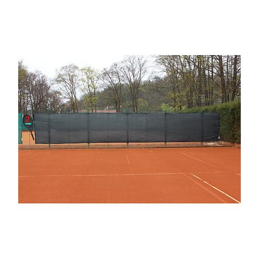 Professzionális teniszpályákhoz való sötétzöld 2 x 12 m-es paraván 24008-as változat