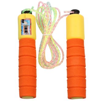    JR 33 jump rope with counter, adjustable length yellow variant 25249
