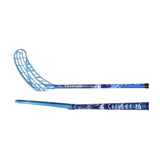 Kaliber 26 floorball ütő, jobb oldali, hajlított, 95 cm hosszú