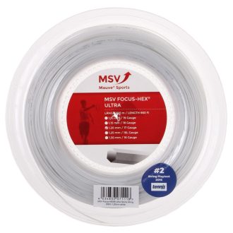 Focus HEX Ultra tennis string 200 m white diameter 1,30