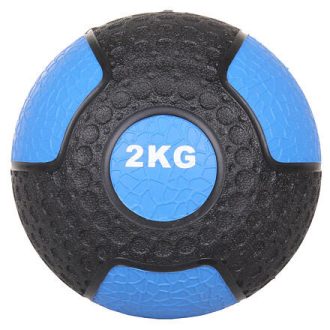 Dimple medicine ball, rubber weight 2 kg