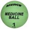 Single rubber medicine ball weight 1 kg