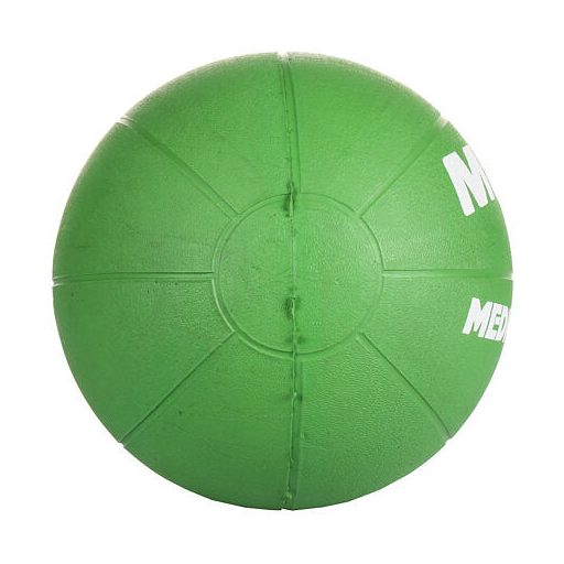 Egyetlen gumiból készült medicinlabda, súlya 4 kg