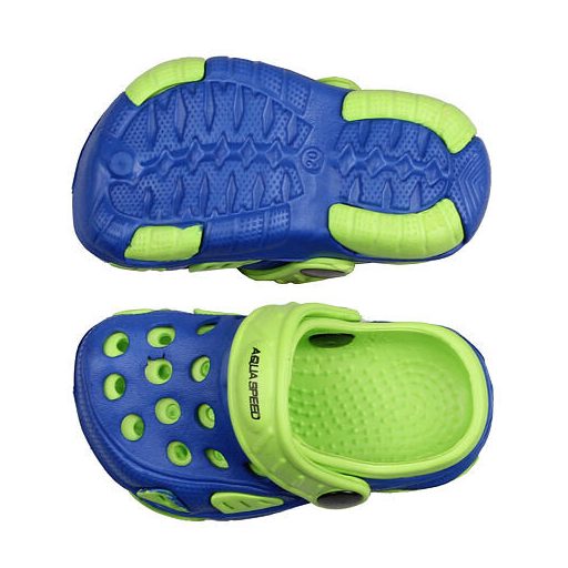 Lido gyerek papucs kék-zöld cipőméret 18