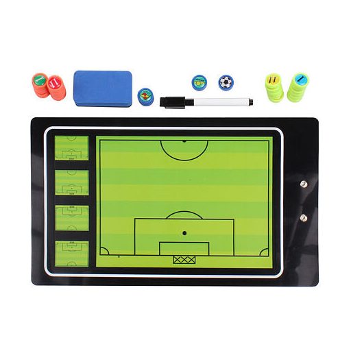 Soccer 64 mágneses edzőtábla, klipsszel, 29686 változat