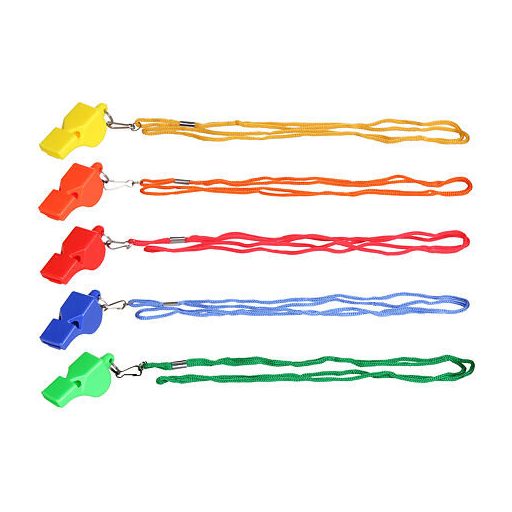 Síp Színes 013 műanyag síp nyakpánttal 29697 változat