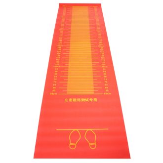 Test pad for standing long jump red variant 32237