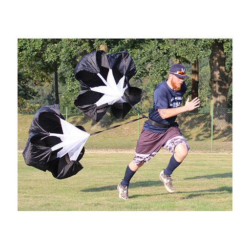 Dupla ellenállású fékező ejtőernyős fekete változat 32362