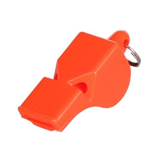 Síp Színes 013 műanyag síp nyakpánttal, vegyes szín, 10db