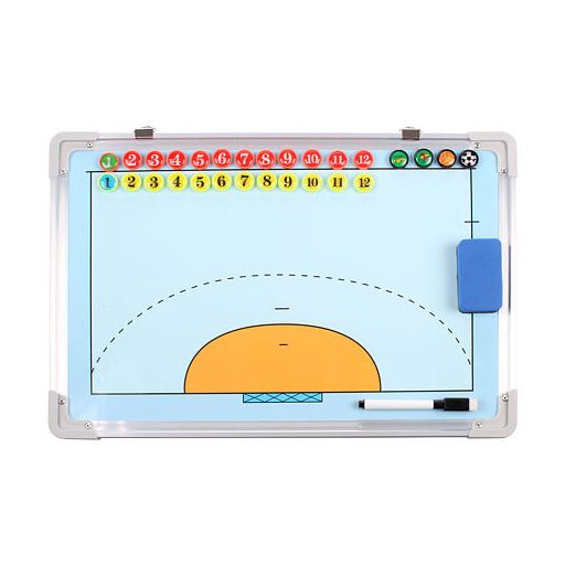 Kézilabda 14 mágneses edzőtábla, függeszthető változat 36401