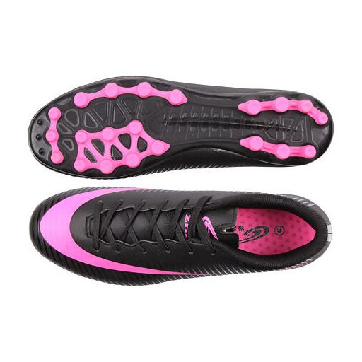 Férfi stoplis focicipő, fekete, 39-es EU méret